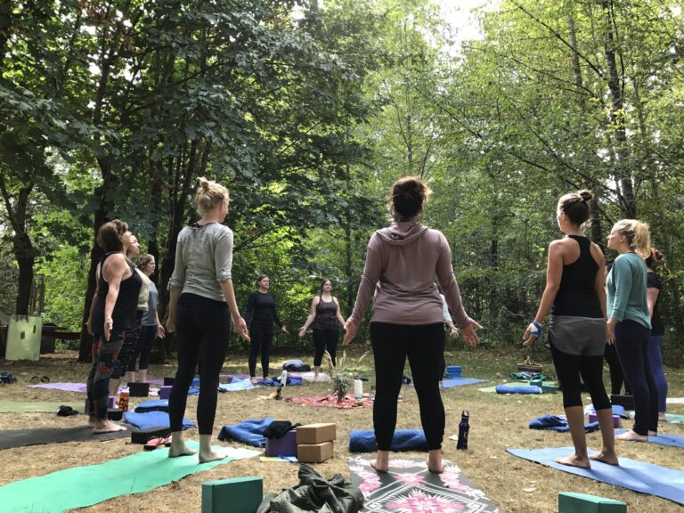 Rooted and Wild Womens Yoga Retreat in Asheville North Carolina photo