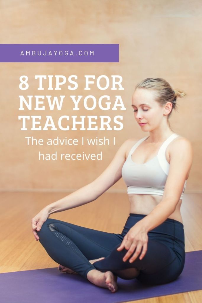 tips for new yoga teachers